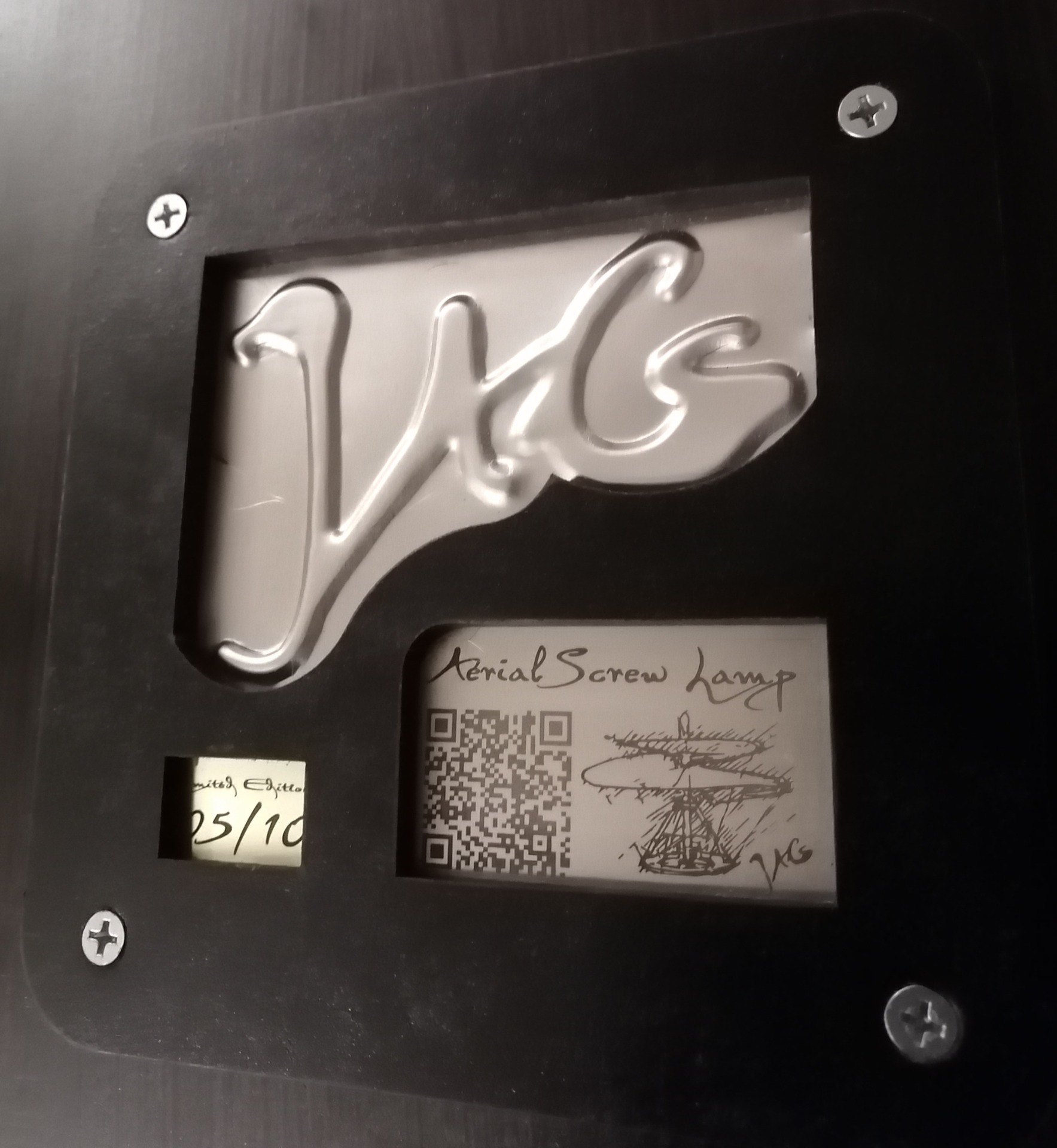 verifiable QR code as an unique item.